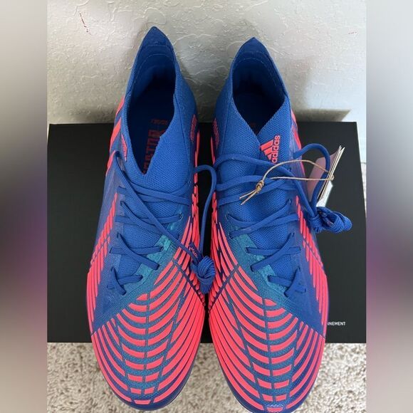 Adidas Predator Edge .1 SG Soft Ground Soccer Cleats Blue - Picture 6 of 15